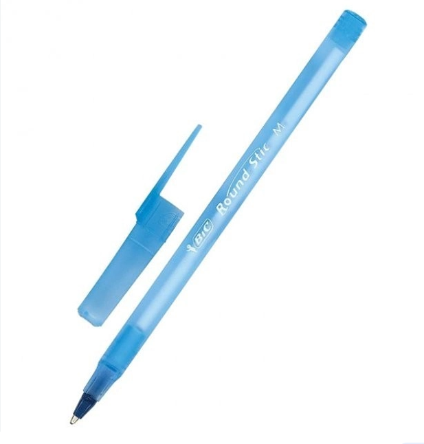 Ручка Bic Round Stic кулькова Синій (2 399)