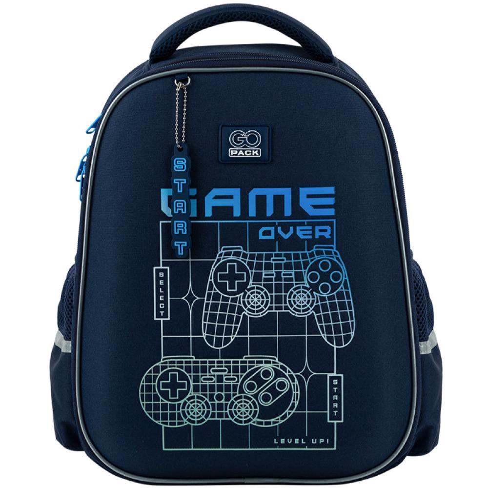 Рюкзак школьный GoPack Education Level Up 38x28x13 см 15 л Синий (GO25-165M-7)