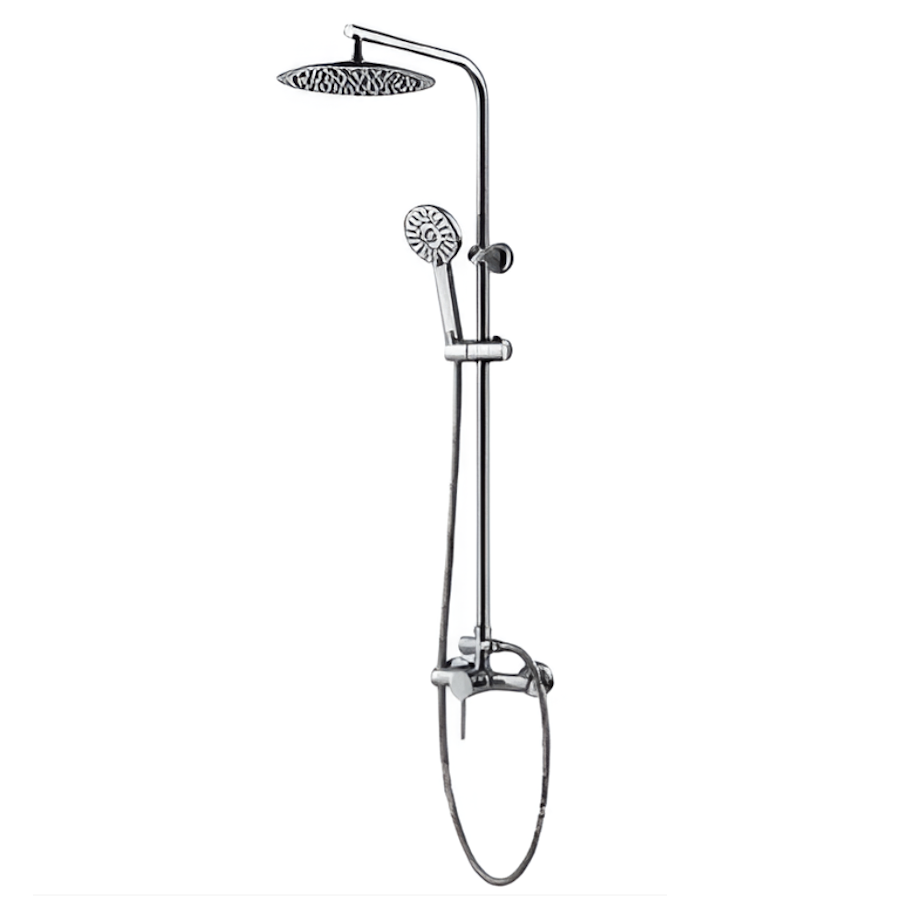 Душова система Luminex LX583-20 без виливу латунь Хром глянцевий (LX583-20)