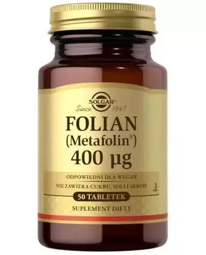 Вітаміни Solgar Folian Metafolin 50 табл.