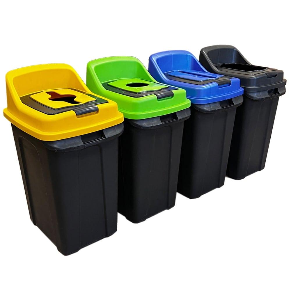 ᐉ Бак для сортировки мусора Planet Re-Cycler органика 50 л Черный ...