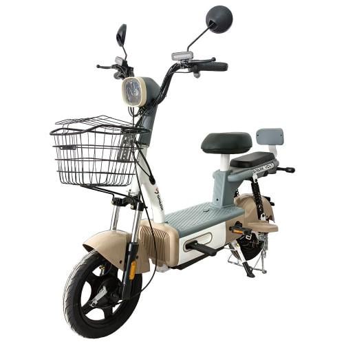 Велосипед с электродвигателем Spark Volt 14" 48V/400W/12 Ah Бежевый (000227057)