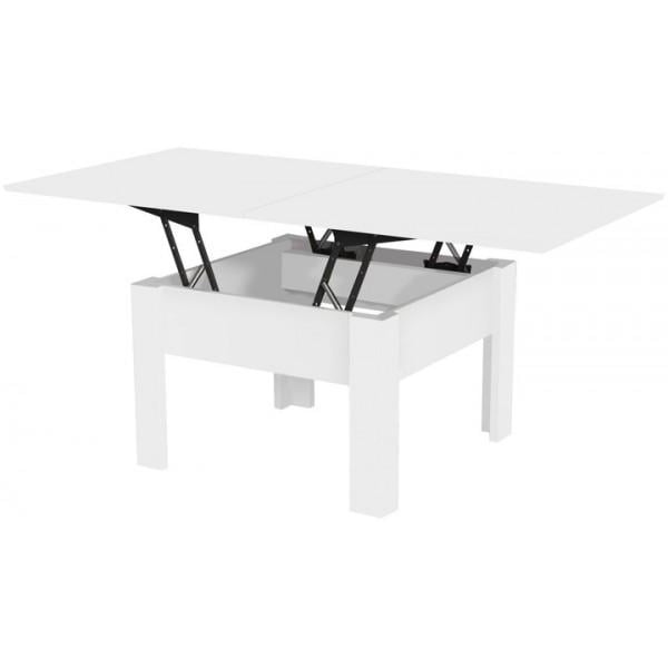 Журнальний стіл-трансформер Art in Нead Comfo з ламінованого ДСП Білий діамант (TB13050000000) - фото 2 Журнальний стіл-трансформер Art in Нead Comfo з ламінованого ДСП Білий діамант (TB13050000000) - фото 2