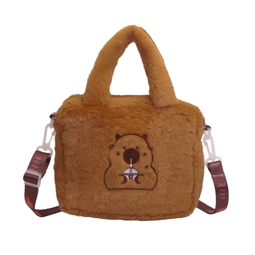 Сумочка детская Капибара мягкая Коричневый (NR0223_9)