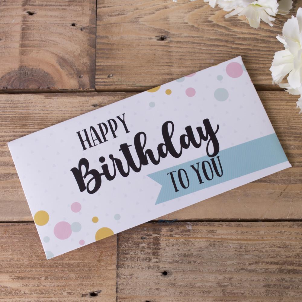 Конверт для денег "Happy Birthday to you" (3469-31)