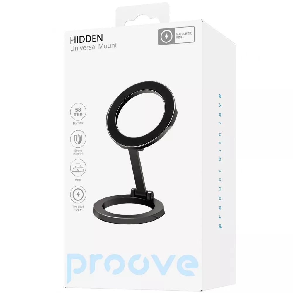 Автомобільний тримач Proove Hidden Universal Type Car Mount Black - фото 2