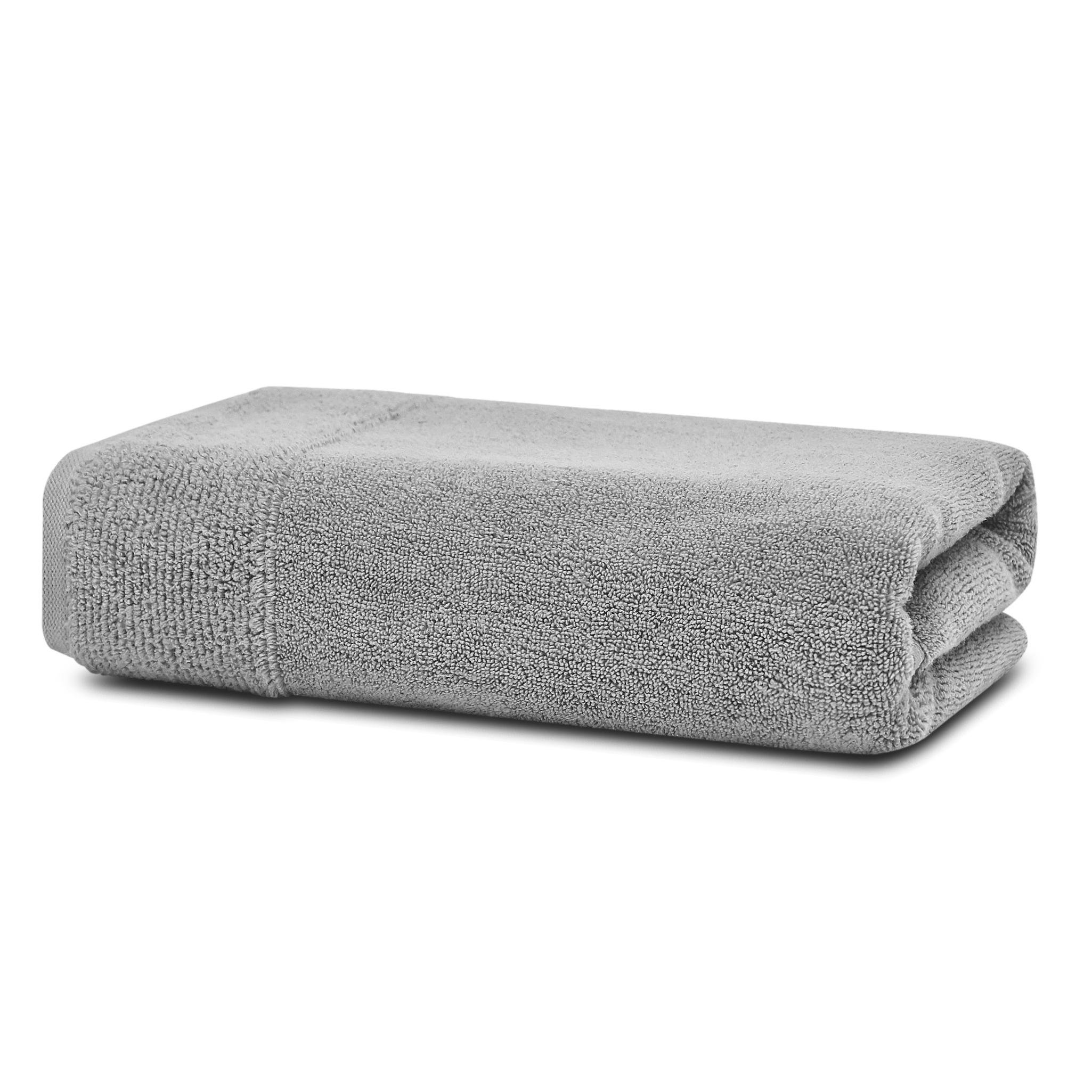 Полотенце махровое 600 г/м2 70х140 см Серый (26986)