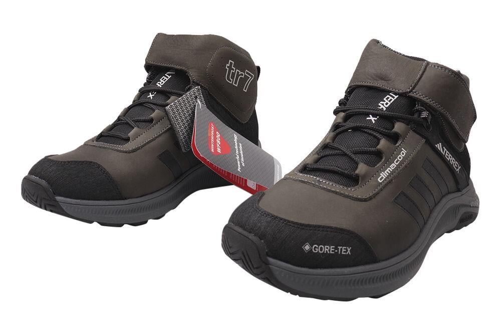 Ботинки мужские MDK из gore-tex на низком ходу на шнуровке р. 41 Хаки (5-21ZHS) - фото 5