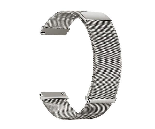 Ремешок Milanese Magnetic для смарт-часов Xiaomi Watch S4 41 мм 18 мм Серебряный