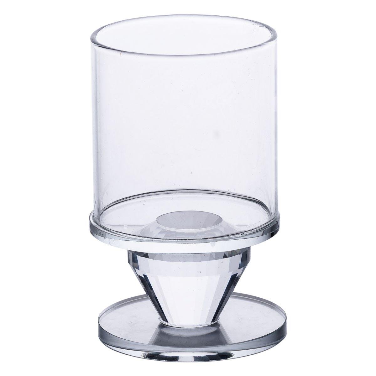 Подсвечник стеклянный Light House LG-30078 CL 9 см Прозрачный