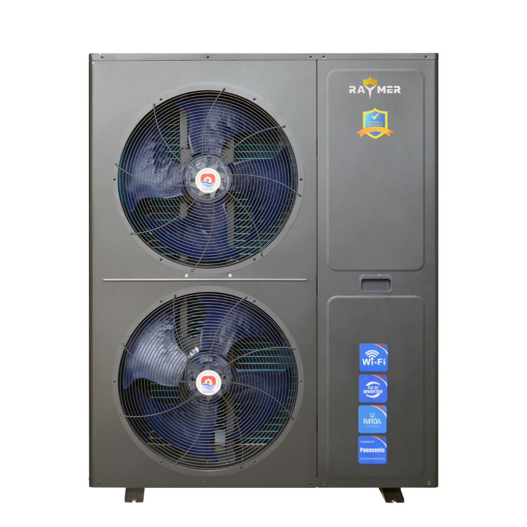 Тепловий насос повітря вода інверторний Raymer RAY-24D2MN-EVI 380В на 24 кВт -30°C/+43°C моноблок до 300 м2 (RAY-24D2MN-EVI) Тепловий насос повітря вода інверторний Raymer RAY-24D2MN-EVI 380В на 24 кВт -30°C/+43°C моноблок до 300 м2 (RAY-24D2MN-EVI)