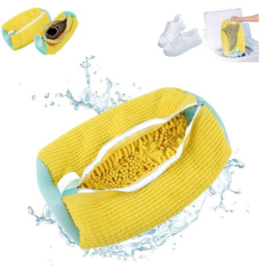 Мешок для стирки BauTech обуви и одежды в стиральной машине Желтый - фото 4 Мешок для стирки BauTech обуви и одежды в стиральной машине Желтый - фото 4