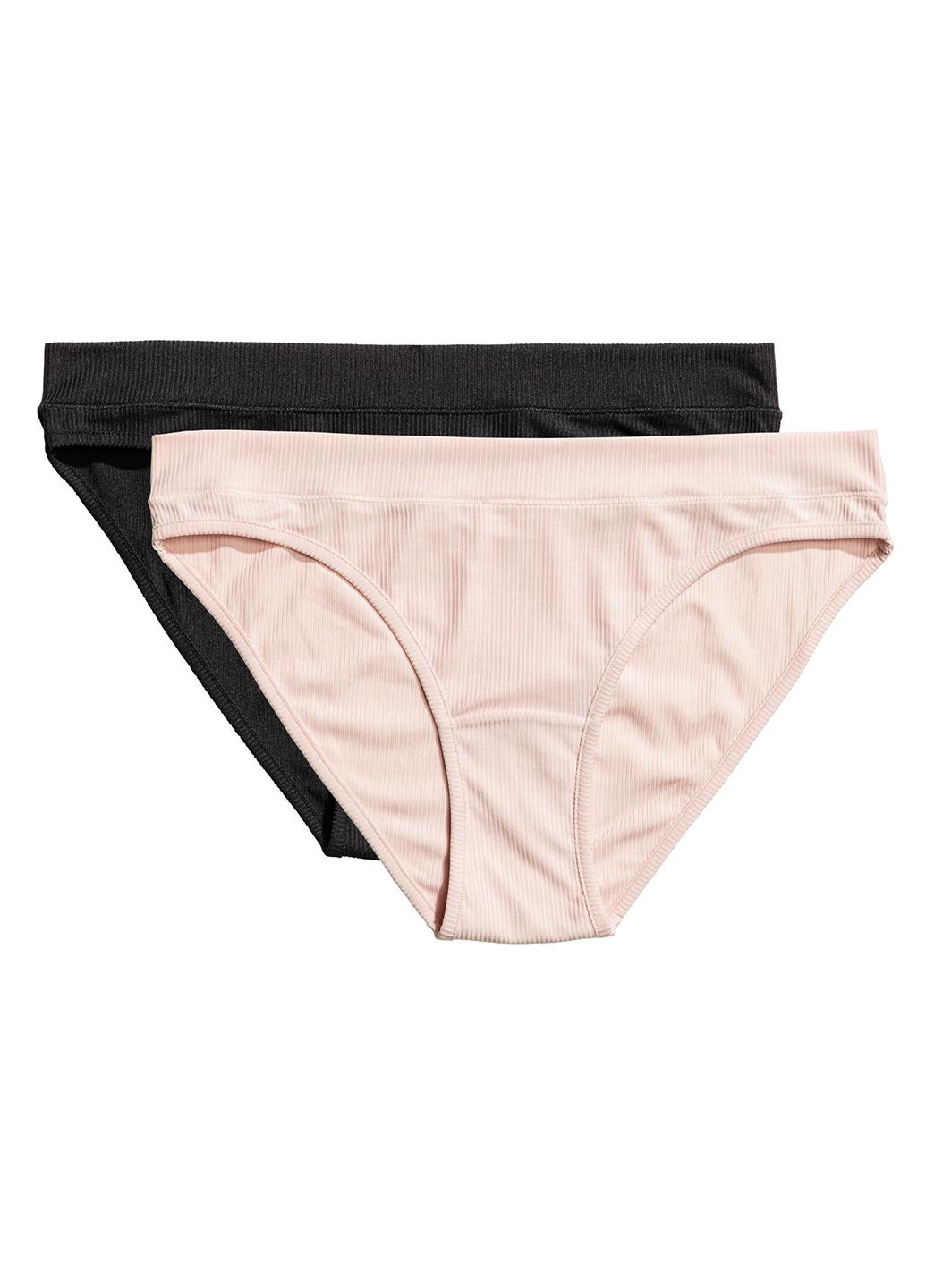 Трусы H&M S 2 шт. Черный (464855b51)