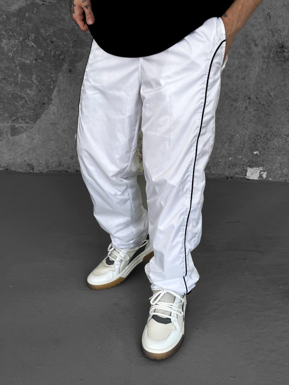 Спортивні штани чоловічі Slide оверсайз M Білий (26456/3/2) - фото 2 Спортивні штани чоловічі Slide оверсайз M Білий (26456/3/2) - фото 2