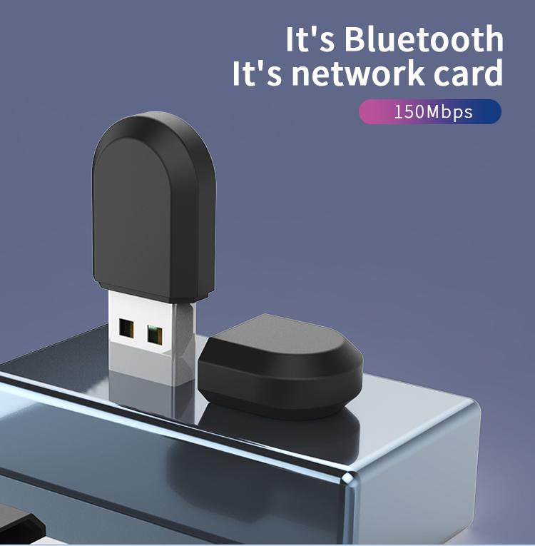 Адаптер Erston 2в1 USB WiFi 2.4G + Bluetooth 4.2 Mini - фото 7