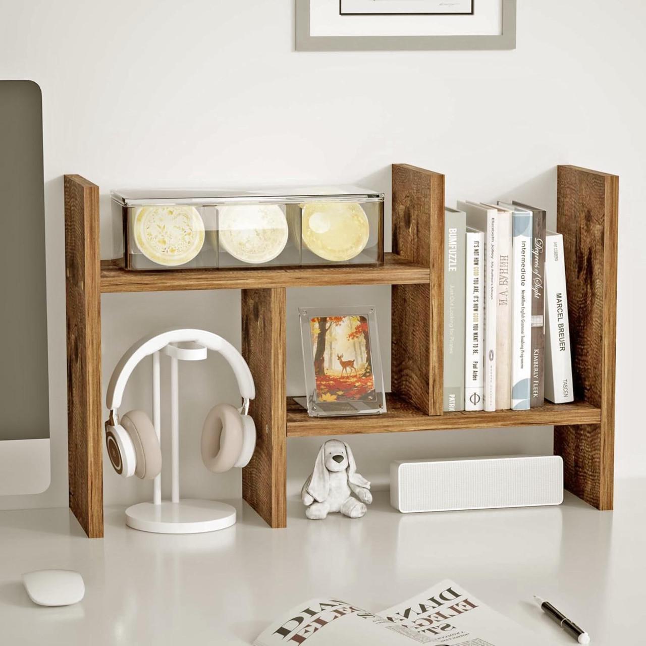 Полка книжная настольная из дерева Маралос Сиена (КПА-026005)