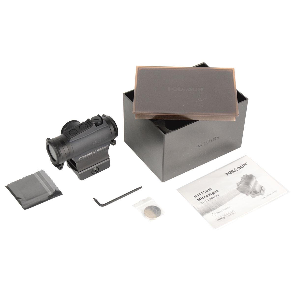 Коллиматорный прицел HOLOSUN HE515GM-GR (db747020) - фото 9 Коллиматорный прицел HOLOSUN HE515GM-GR (db747020) - фото 9