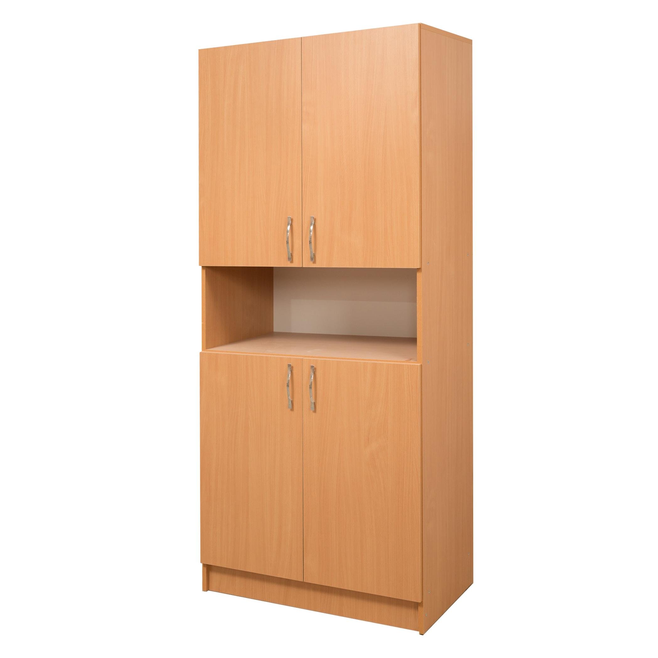 Шафа для документів Goydalka закрита 4-х дверна з нішою ЛДСП/кромка ПВХ 800х450х1800 мм Бук (42410) Шафа для документів Goydalka закрита 4-х дверна з нішою ЛДСП/кромка ПВХ 800х450х1800 мм Бук (42410)