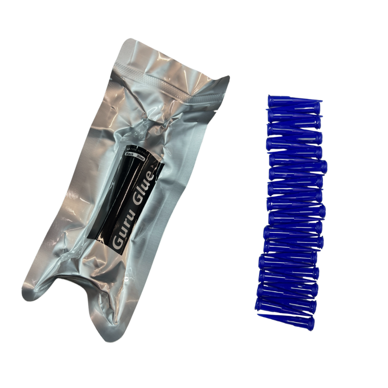 Клей полиуретановый для рамок 2UUL Guru Glue Soft Buffer Adhesive DA43 30 мл 20 насадок дозаторов Черный (Dp187)