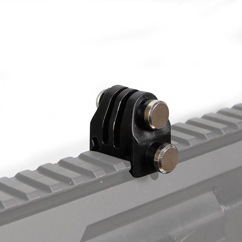 Кріплення для екшн камери на планку пікатінні Чорний (11882830) - фото 2 Кріплення для екшн камери на планку пікатінні Чорний (11882830) - фото 2