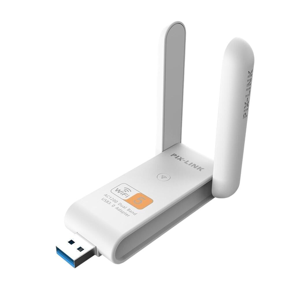 Адаптер WiFi PIX-LINK Dual Band USB 3.0 1200 Mbps (1970081114)