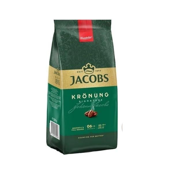 Кофе в зернах Jacobs Kronung 12х500 г ящик 6 кг (jac1008)