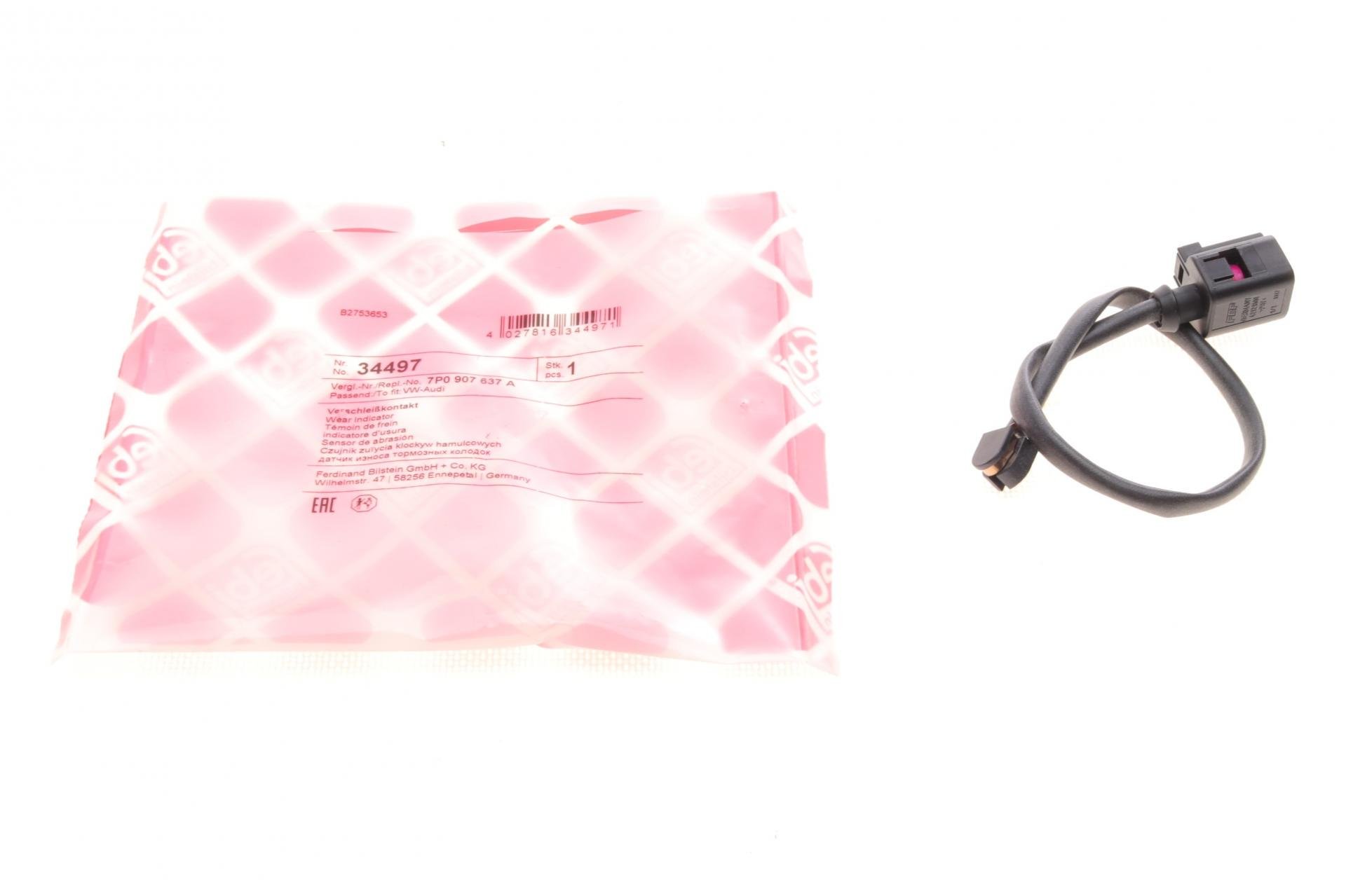 Датчик FEBI BILSTEIN износа тормозных колодок передних Porsche Cayenne/VW Touareg 10- (34497)