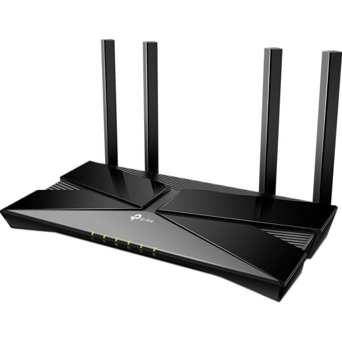 Маршрутизатор беспроводной TP-Link EX520 Wi-Fi 6 AX3000 2,4/5 ГГц 4xGbE 4 антенны Black (36943956)