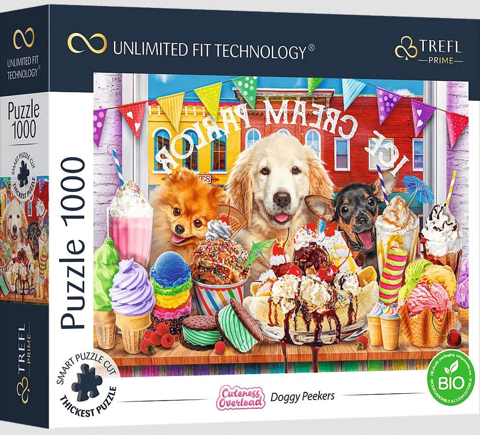 Пазл Trefl Бескрайняя коллекция: Сладости и собачки 1000 эл.