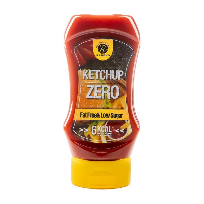 Соус пониженной калорийности с подсластителем Rabeko Zero Sauce 350 мл Кетчуп