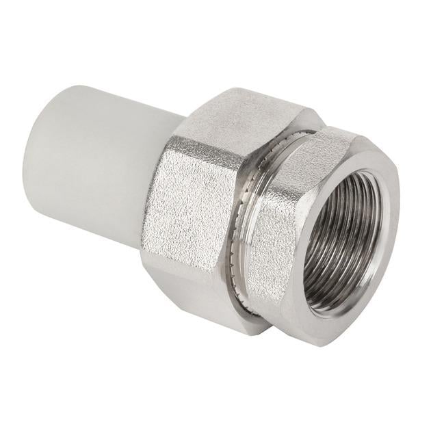 Муфта Grandi американка довга з РВ 20х1/2" - фото 1 Муфта Grandi американка довга з РВ 20х1/2" - фото 1