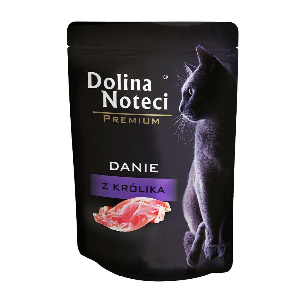 Корм влажный Dolina Noteci Premium Danie кролик 85 г х 10 шт.