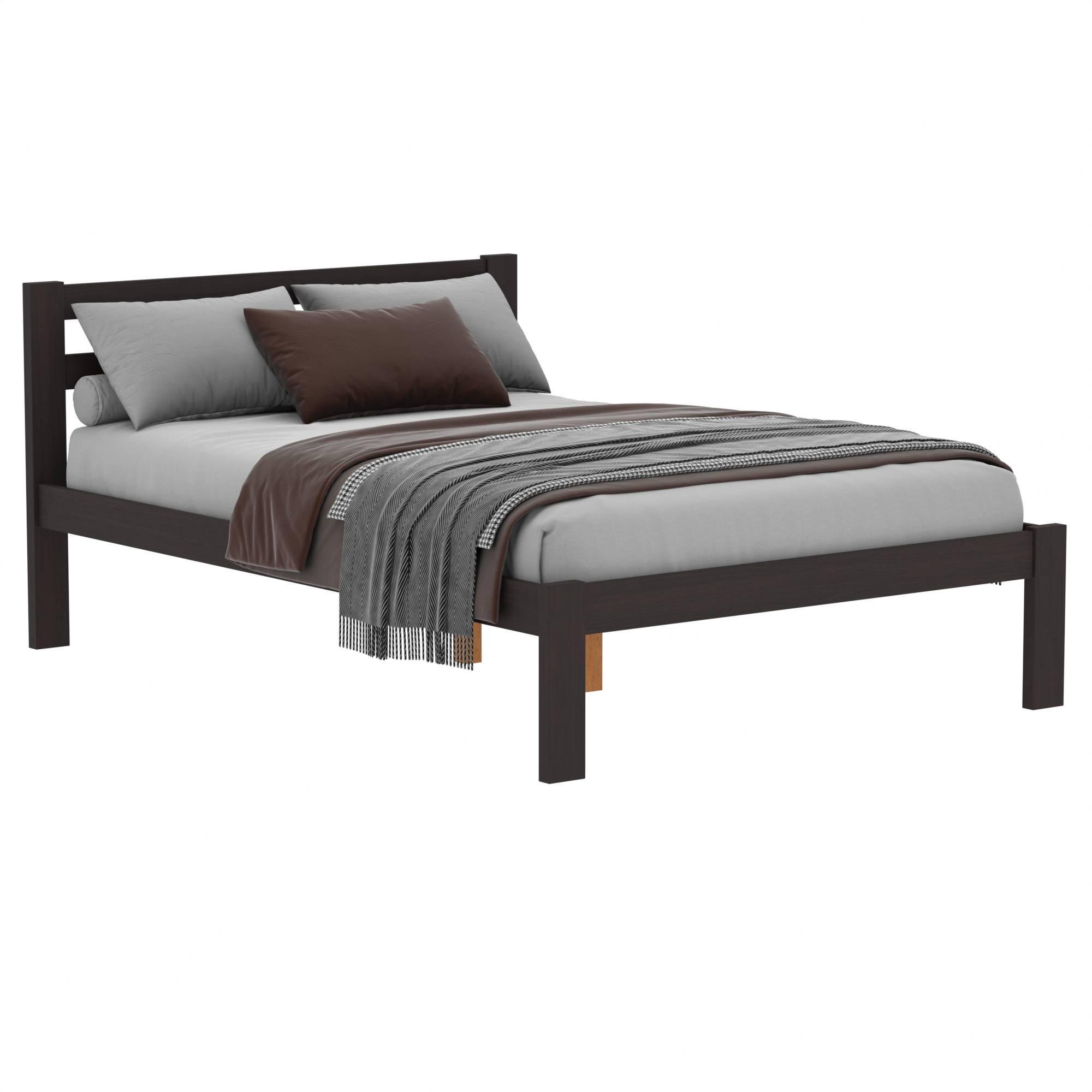 Ліжко дерево Класик полуторне 140х200 см Венге (380293) - фото 1 Ліжко дерево Класик полуторне 140х200 см Венге (380293) - фото 1