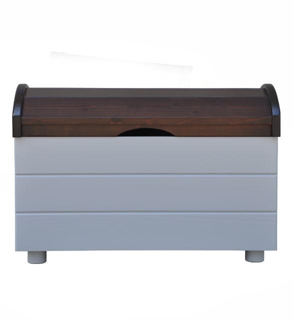 Сундук Скиф 1 деревянный Серый/Орех (25660615)