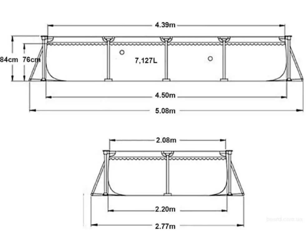 Бассейн каркасный Intex 450х220х85 см 7127 л - фото 3 Бассейн каркасный Intex 450х220х85 см 7127 л - фото 3