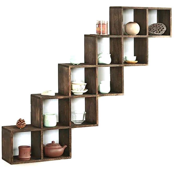 Полка для кружек из дерева Дилават Капучино (СДК-010909)