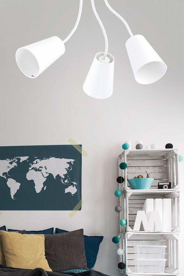 Люстра TK Lighting 2097 Wire White - фото 2