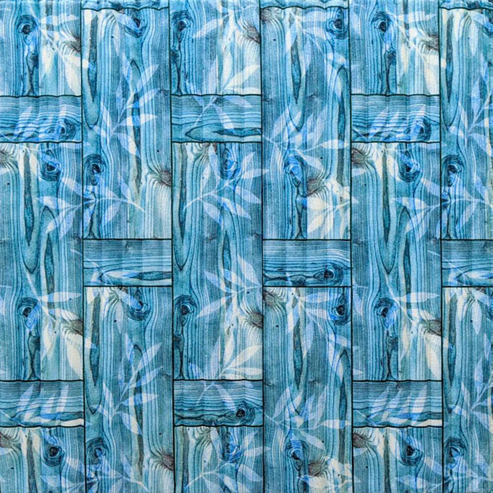 3D-панель самоклеющаяся Sticker Wall Бирюзовая бамбуковая кладка 700х700х8 мм (Панель-53)