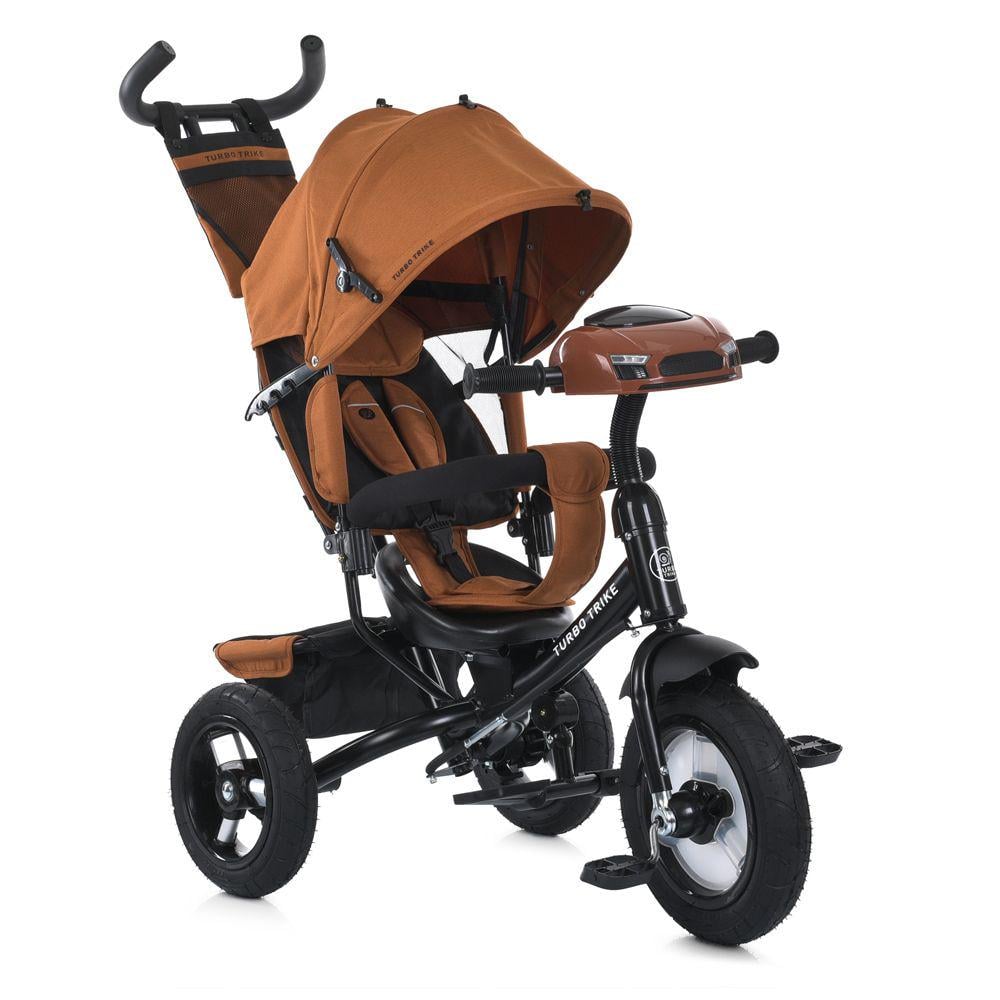 Детский велосипед трехколесный Turbo Trike MT 1006 резиновые колеса Оранжевый (723274573) - фото 1