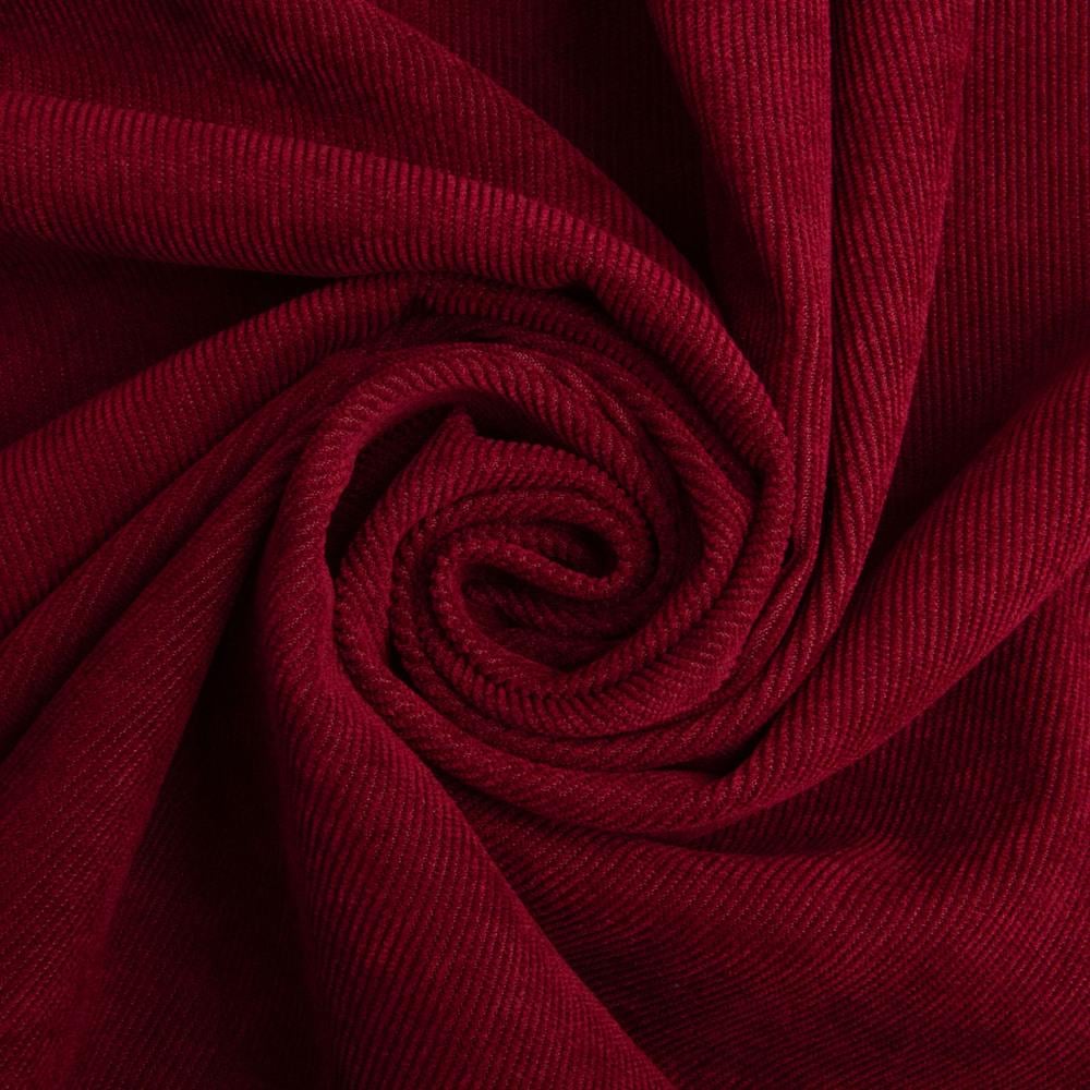 Ткань вельвет V-9 330 гр/м2 однотонный 150 см Марсала (26332)