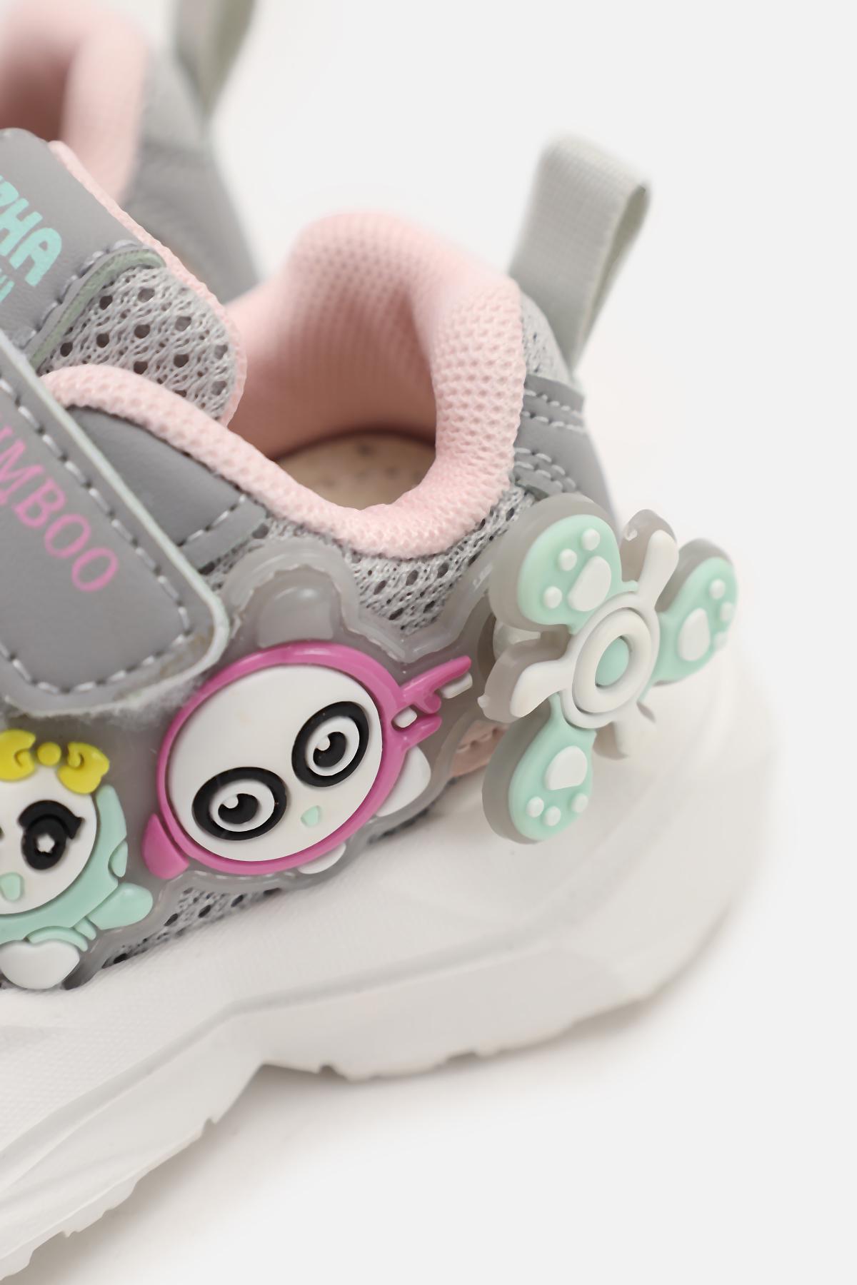 Кроссовки для девочки ЦБ-00273709 р. 20 Серый (SKT001055811) - фото 4 Кроссовки для девочки ЦБ-00273709 р. 20 Серый (SKT001055811) - фото 4