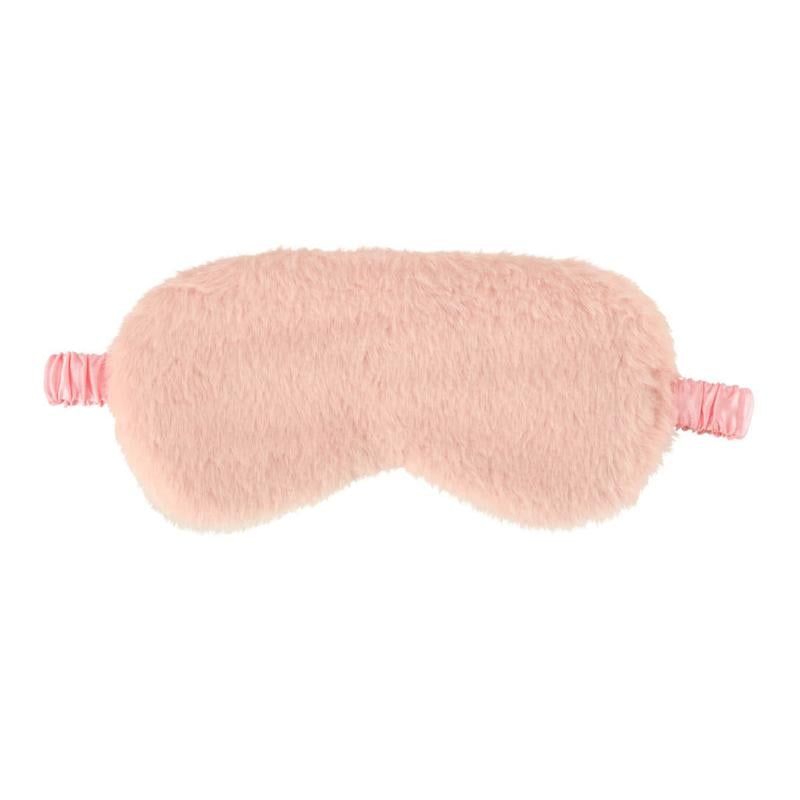 Маска для сну на очі плюшева з гумкою Помаранчевий (2536949242)