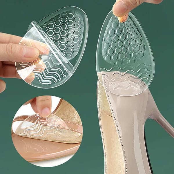 Полустельки гелевые на переднюю часть стопы противоскользящие 2 шт. - фото 5