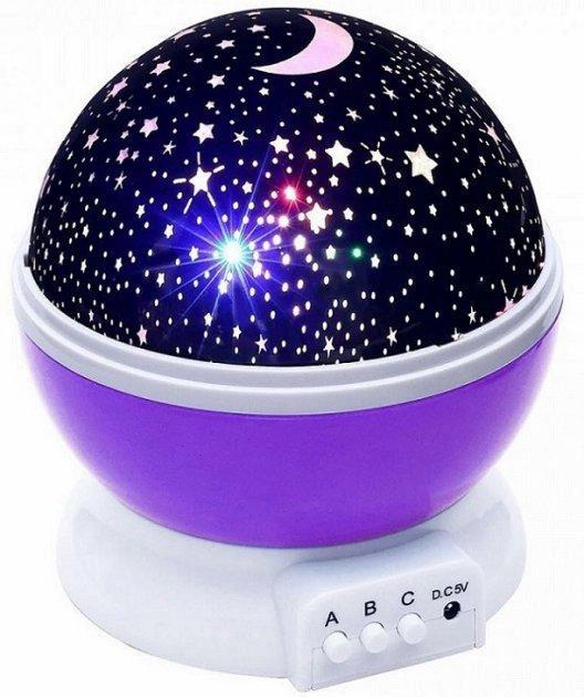 Нічник-проектор Star Master W-51 Зоряне небо Violet (784779955)