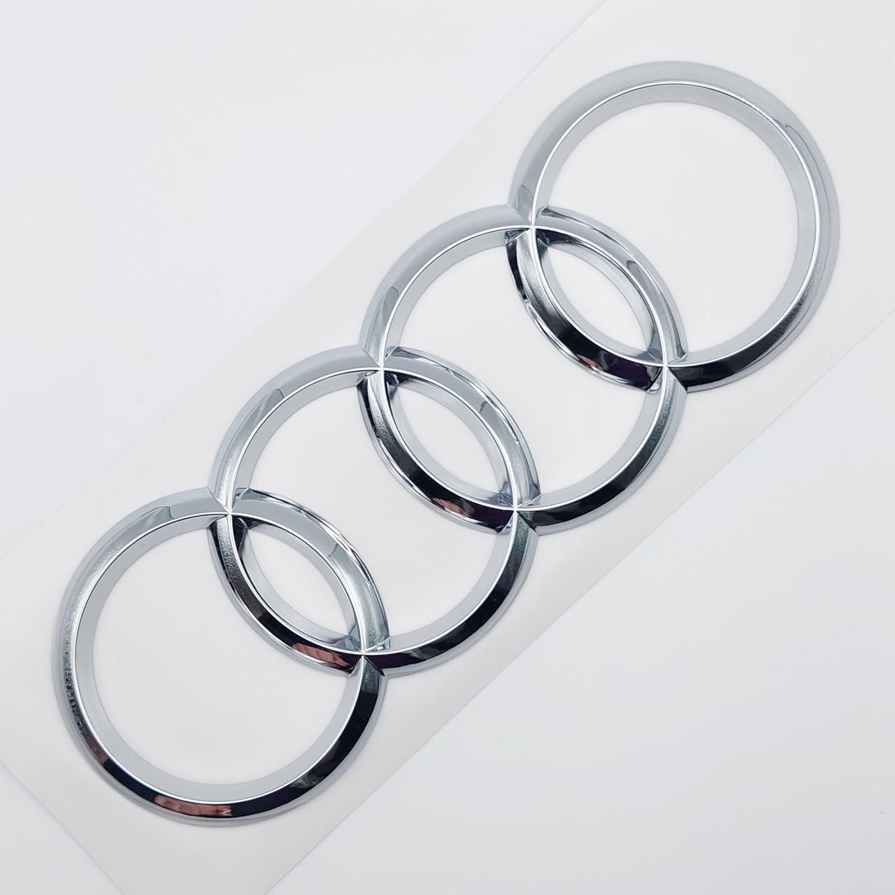 Эмблема Audi задняя 192х67 мм 4g8853735 Хром глянцевый (1736771125)