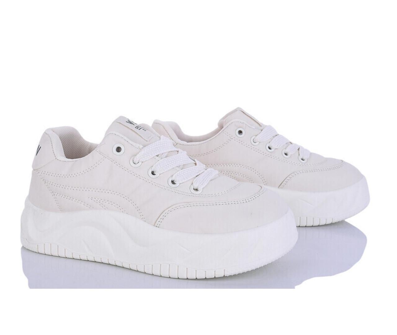 Кроссовки женские Lilin S68567/42 26 см р. 42 Молочный