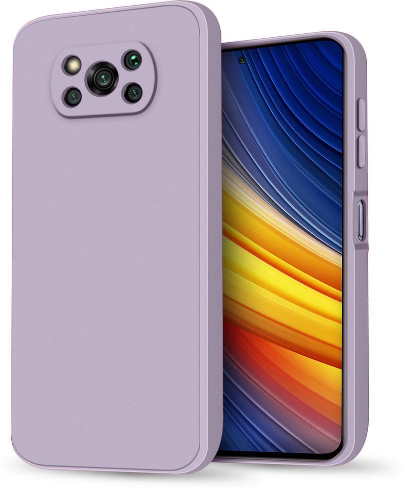 Силиконовый чехол HardCorner Xiaomi Poco X3 (с микрофиброй) Lilac (34831-3B) - фото 1