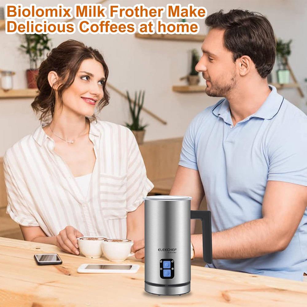 Капучинатор Biolomix Milk Frother EMF600 Серебристый (2386) - фото 3 Капучинатор Biolomix Milk Frother EMF600 Серебристый (2386) - фото 3