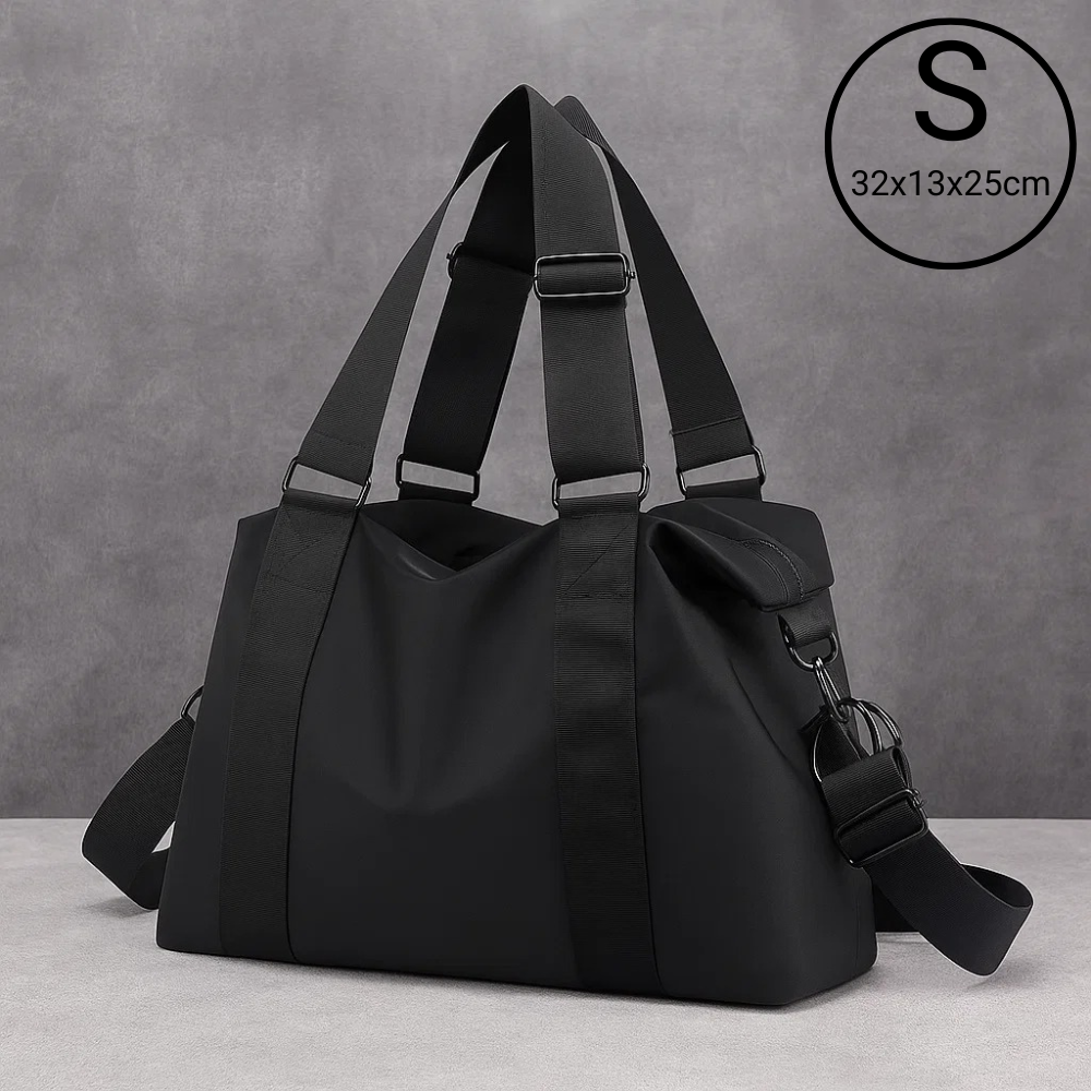 Спортивная сумка унисекс с плечевым ремнем для спорта 32x13x25 см Черный (CZYP-750B) - фото 9 Спортивная сумка унисекс с плечевым ремнем для спорта 32x13x25 см Черный (CZYP-750B) - фото 9