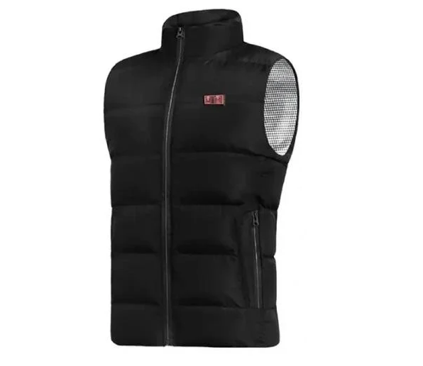 Жилетка с подогревом от PowerBank BauTech 9 зон регулятор температуры Черный (2104618881)